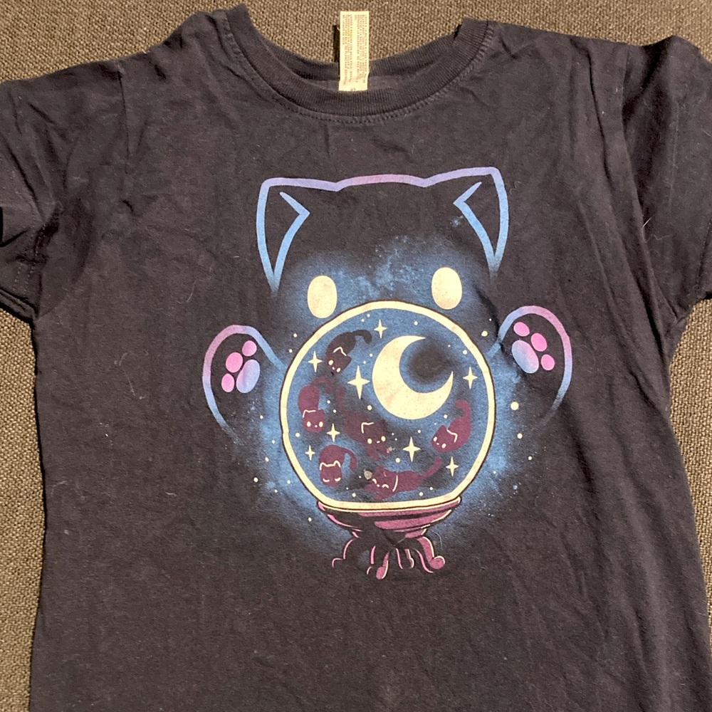 TeeTurtle Fortune teller cat shirt